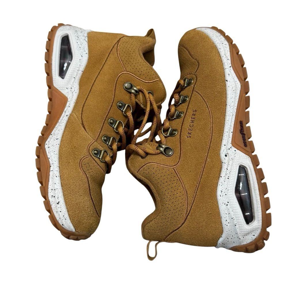 Skechers Uno Trail Boots 6 Wheat Memory Foam Trail Core Utility Style - Picture 10 of 11